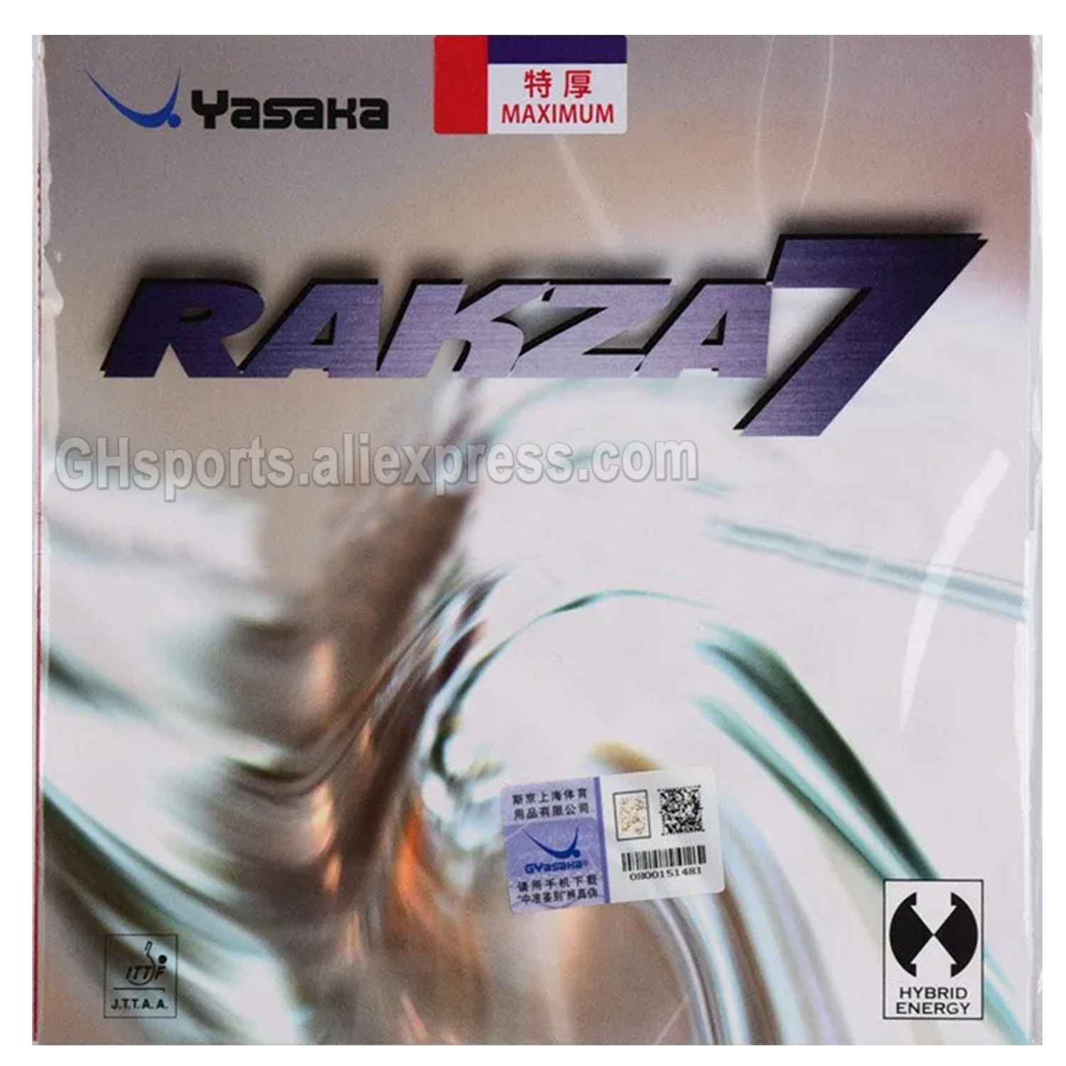 Table Tennis Yasaka - Yasaka RAKZA 7 SOFT and RAKZA