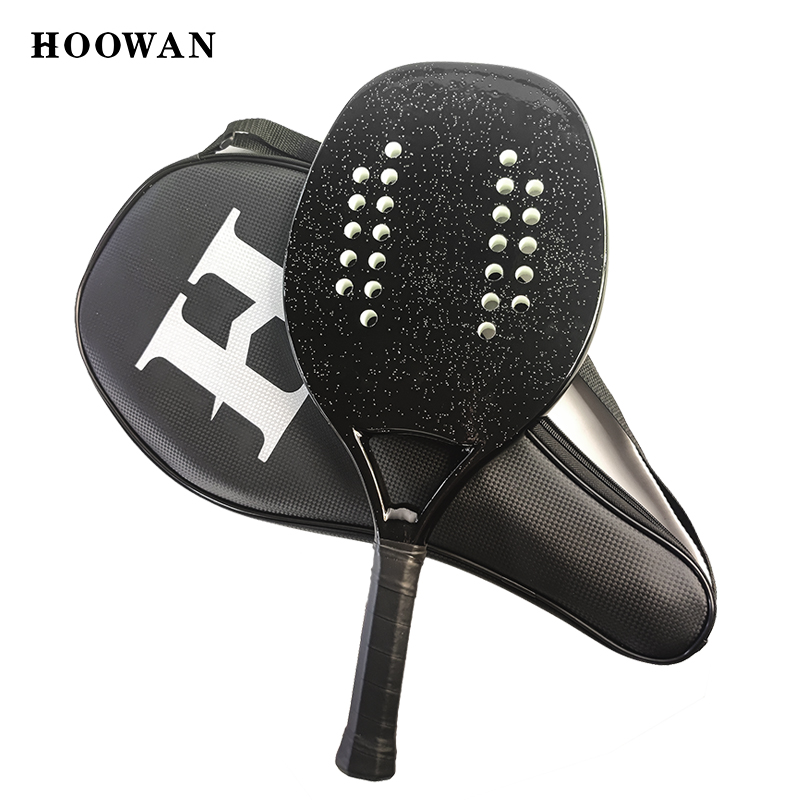 Table Tennis Yasaka - HOOWAN BLACKSHARK Beach Tennis Racket Carbon