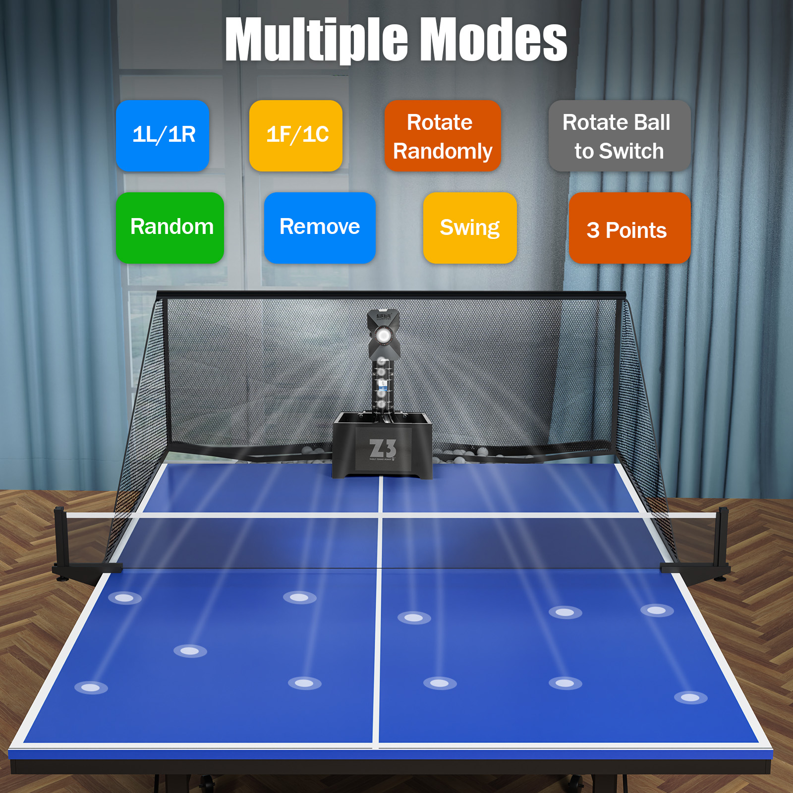Table Tennis Robot with Net&10 - Table Tennis Player recension och pris