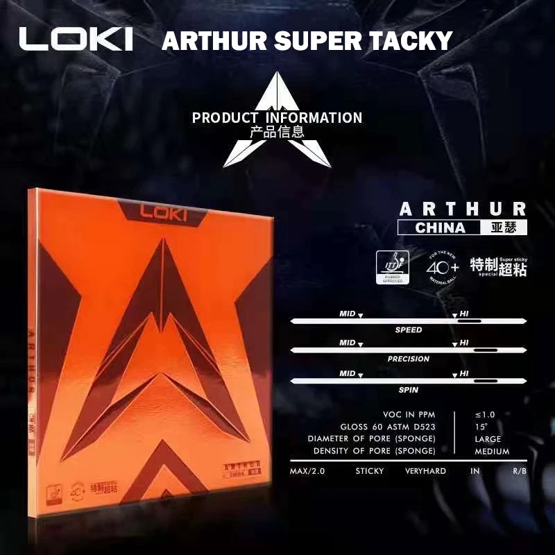 Genuine Original LOKI ARTHUR T - Table Tennis Yasaka recension och pris