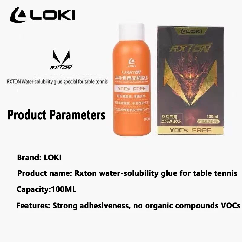 LOKI Waterbased Glue 100ml Wat - Table Tennis Shop recension och pris