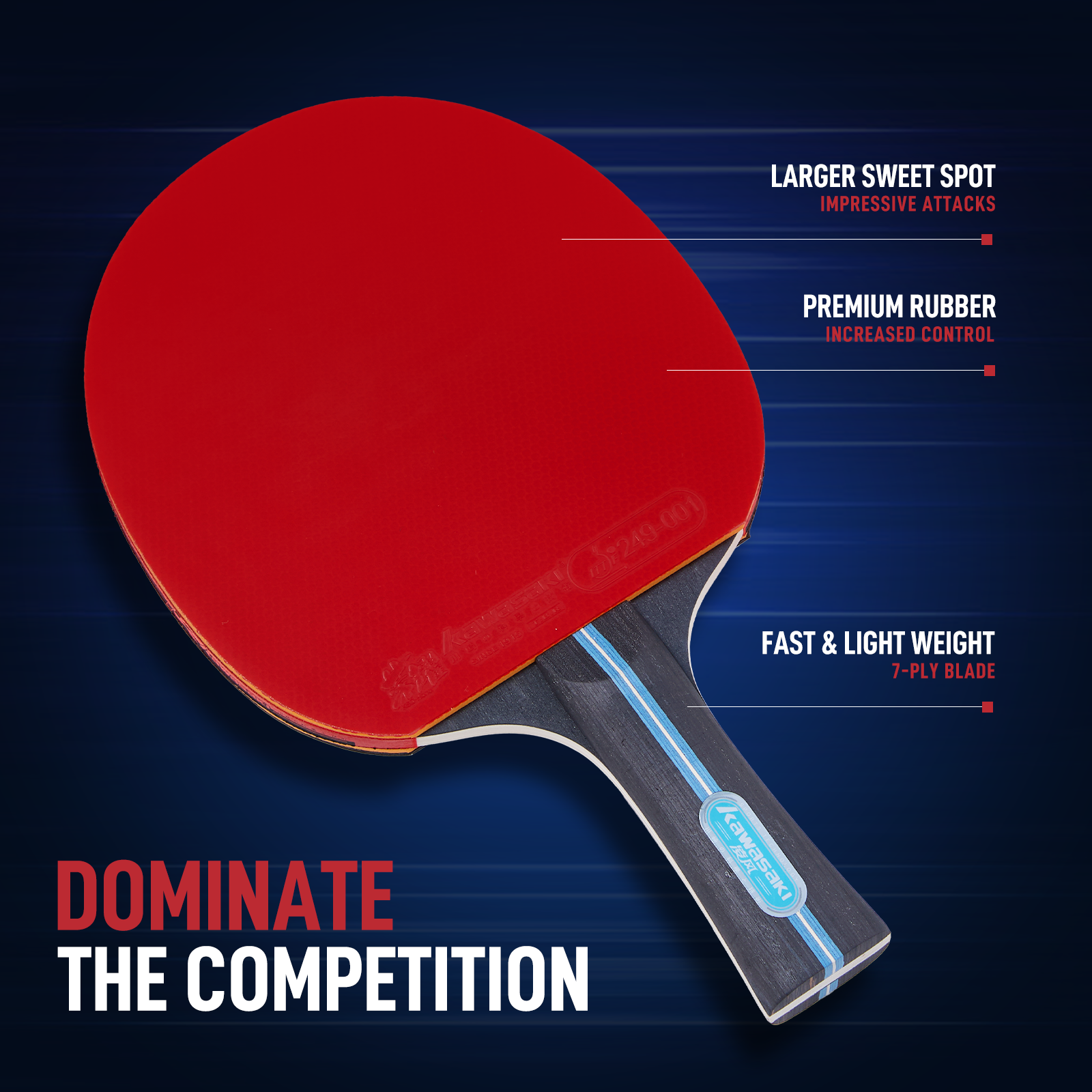 Kawasaki Table Tennis Equipmen - Table Tennis Japan recension och pris