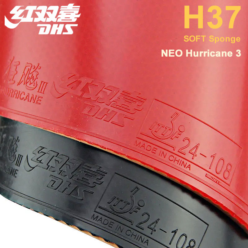 Genuine DHS Hurricane 3 NEO Pr - Table Tennis Backhand recension och pris