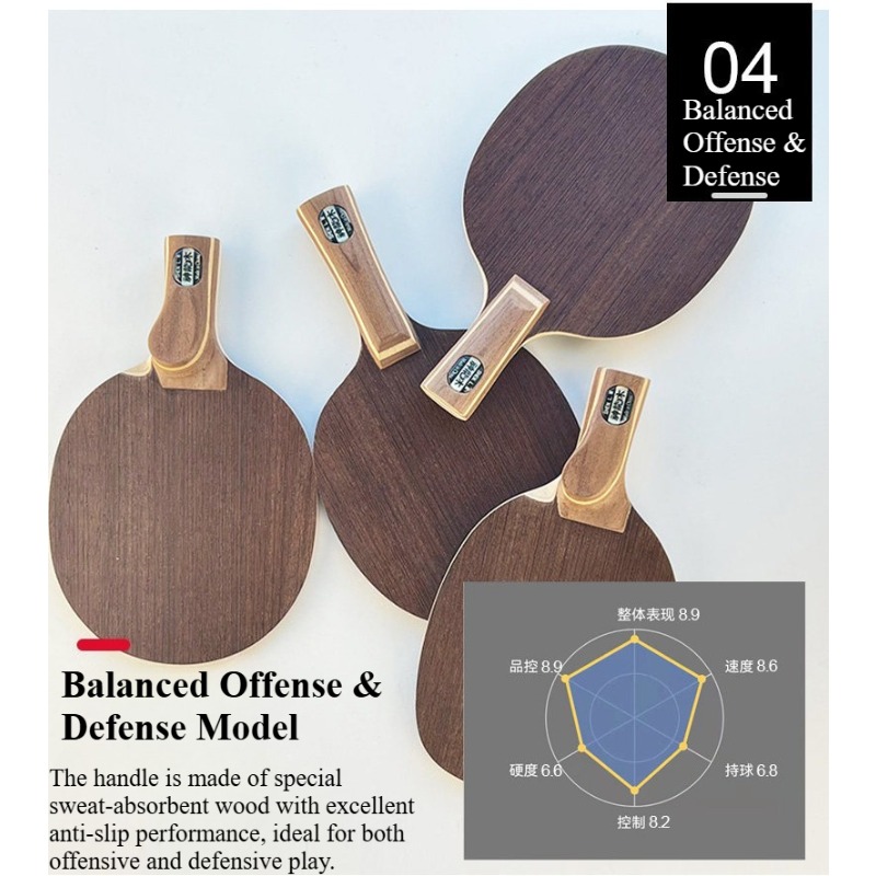 Chinese/Japanese Penhold Table - Table Tennis Blades recension och pris