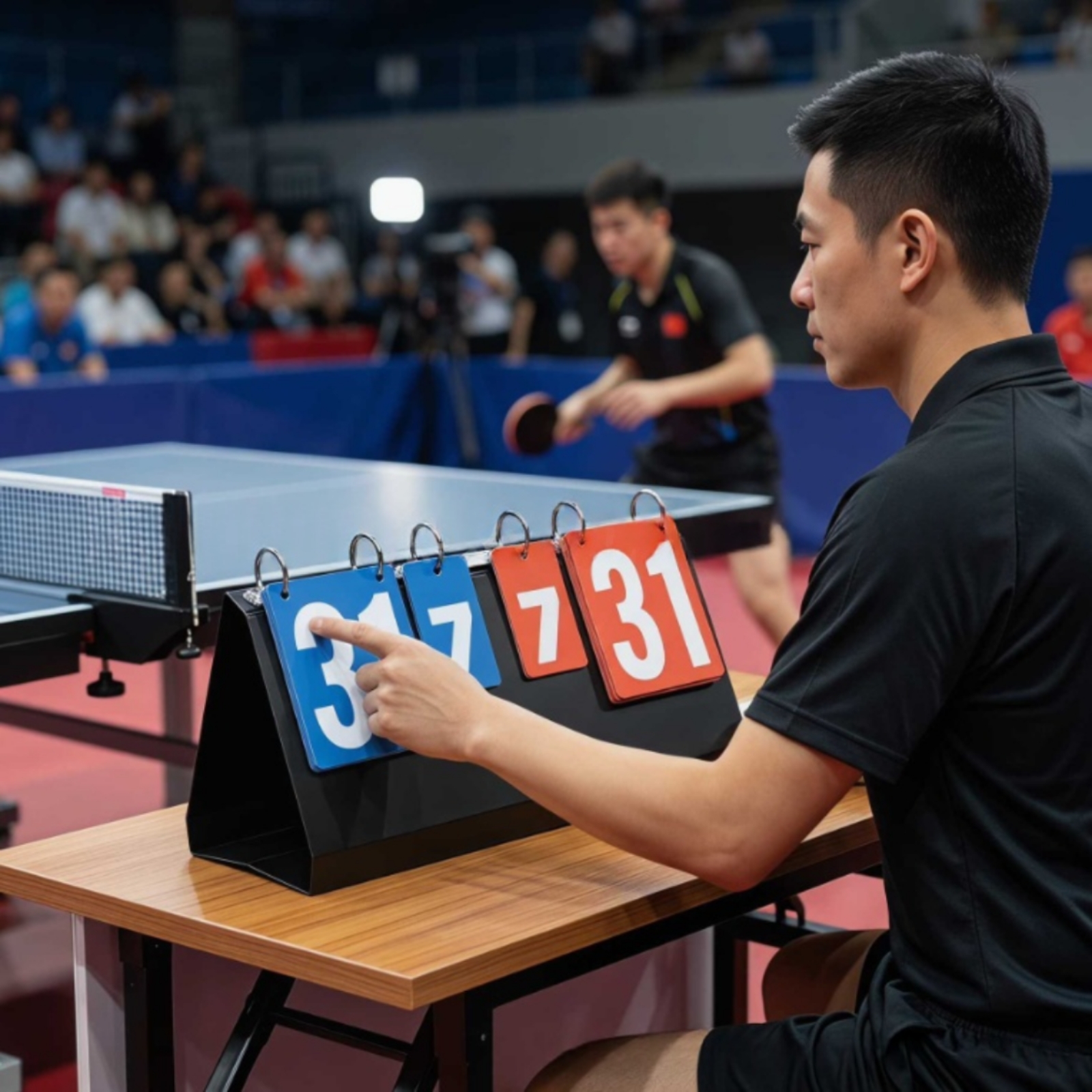 Portable Flip Scoreboard Multi - Table Tennis Table recension och pris
