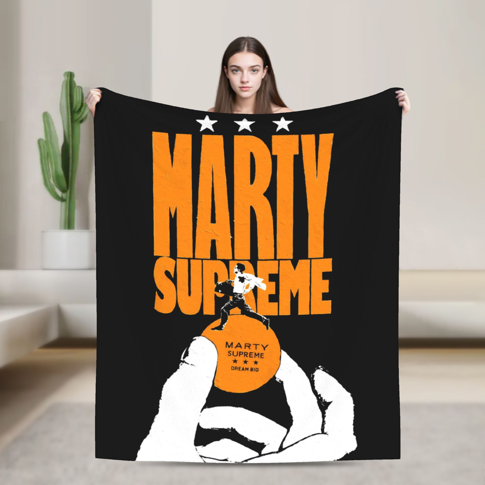 Marty Supreme Flannel Throw Bl - Table Tennis Marty Supreme recension och pris
