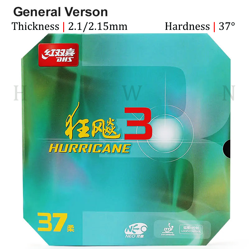 Genuine DHS Hurricane 3 NEO Ge - Table Tennis Backhand recension och pris