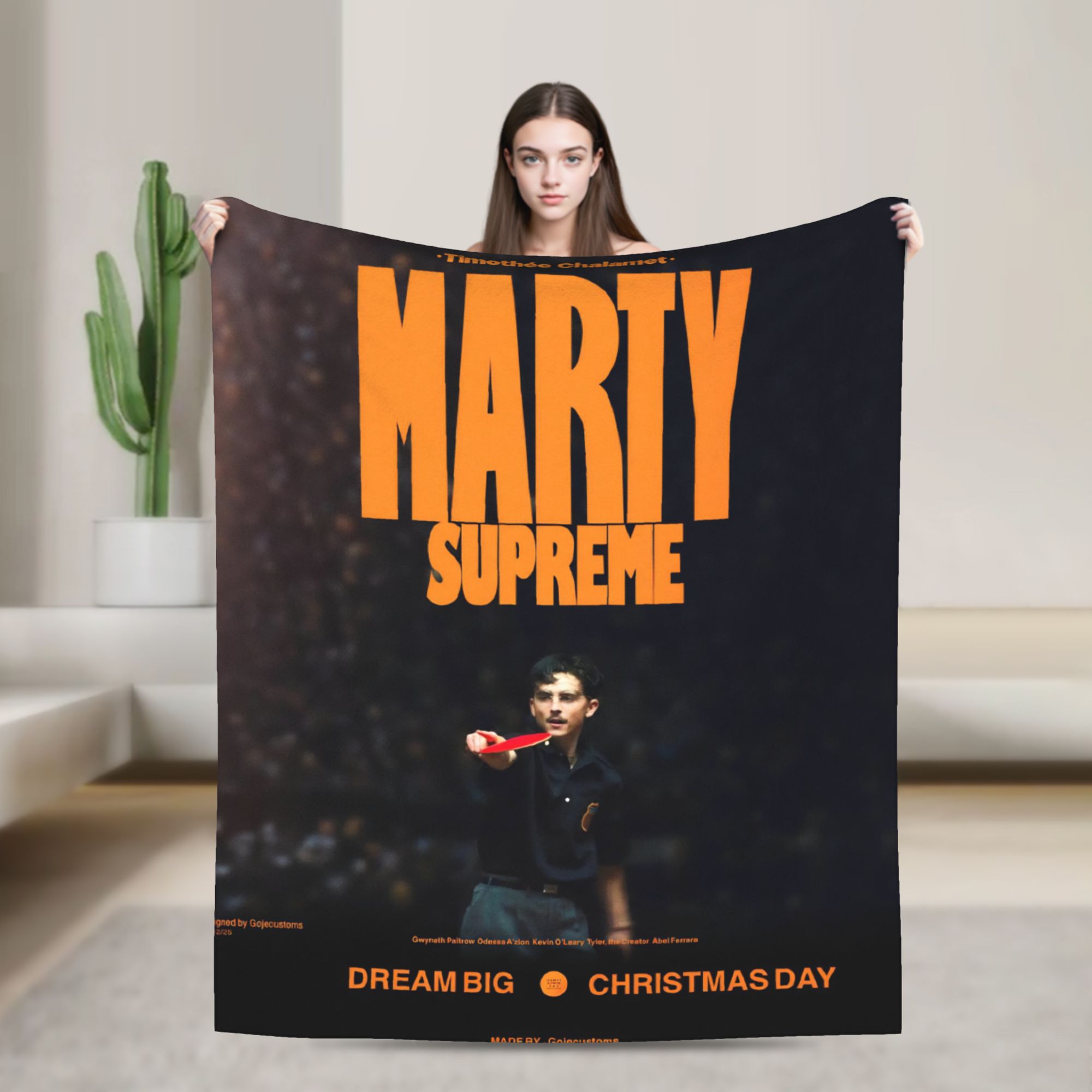 Marty Supreme  Blankets Flanne - Table Tennis Marty Supreme recension och pris
