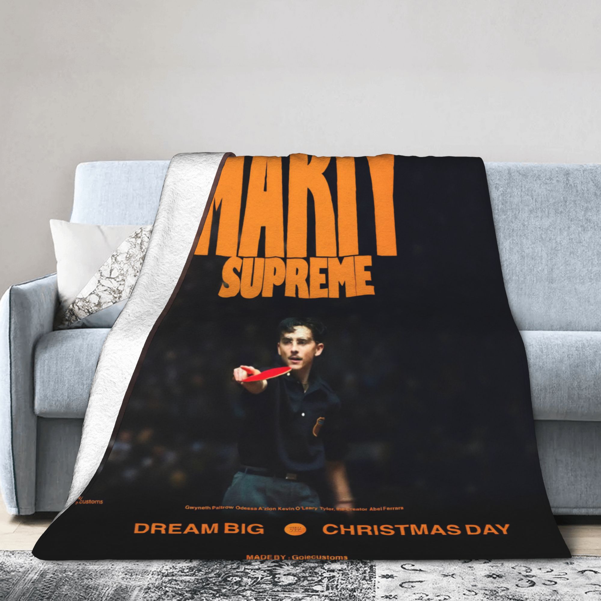 Marty Supreme  Blankets Flanne - Table Tennis Marty Supreme recension och pris