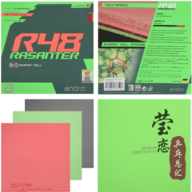 Andro Rasanter R45 47 50 C45 4 - Table Tennis Shop recension och pris