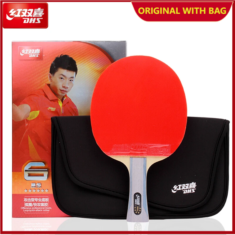 DHS 6 Star 6002 6006 Table Ten - Table Tennis Backhand recension och pris