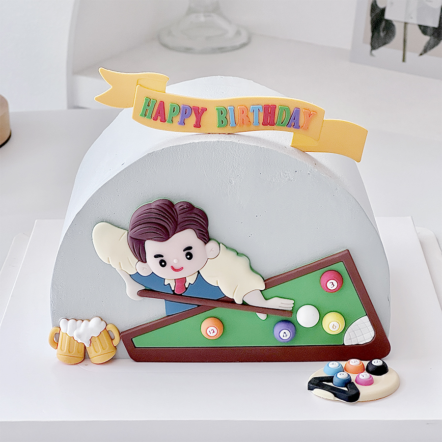 Billiard Cake Birthday Decorat - Table Tennis Shop recension och pris