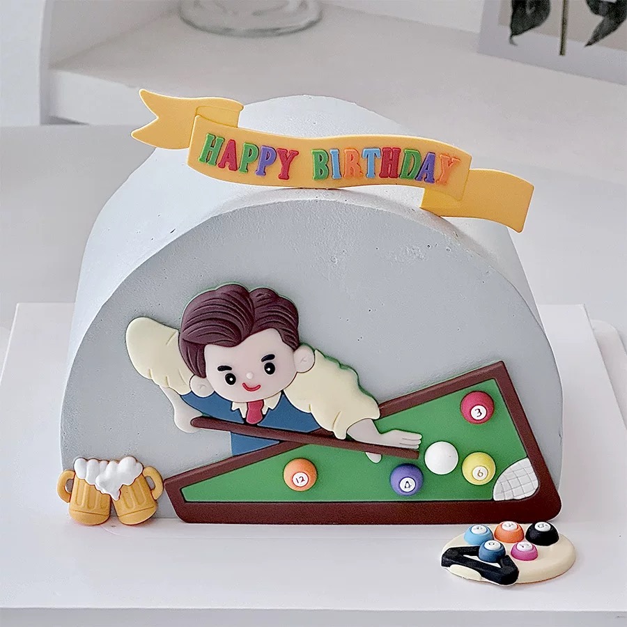 Billiard Cake Birthday Decorat - Table Tennis Shop recension och pris