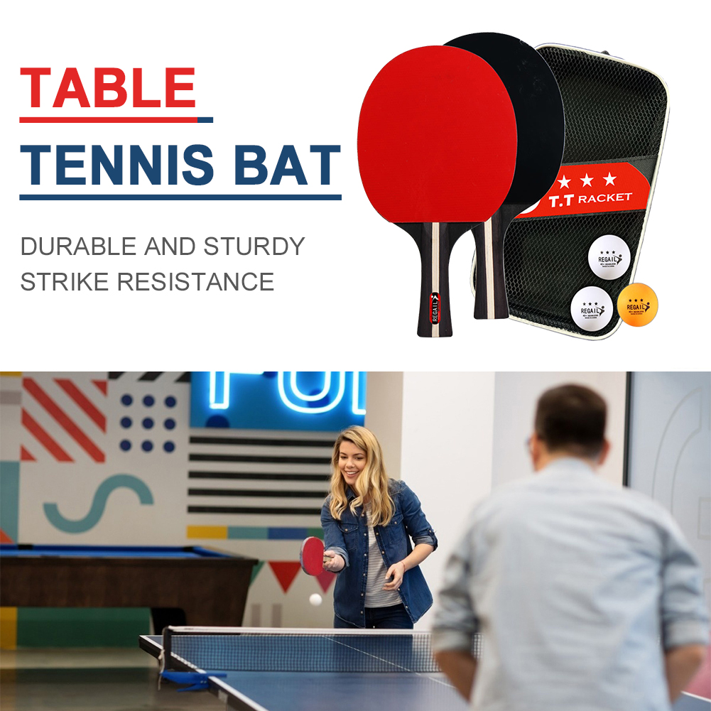 Table Tennis Racket 2 Rackets  - Table Tennis Player recension och pris