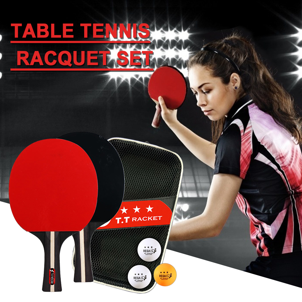Table Tennis Racket 2 Rackets  - Table Tennis Player recension och pris