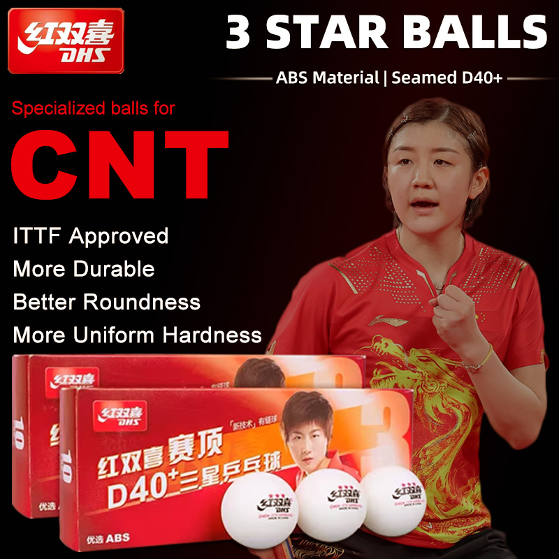 DHS D40+ DJ40+ Ping Pong Balls - Table Tennis Player recension och pris