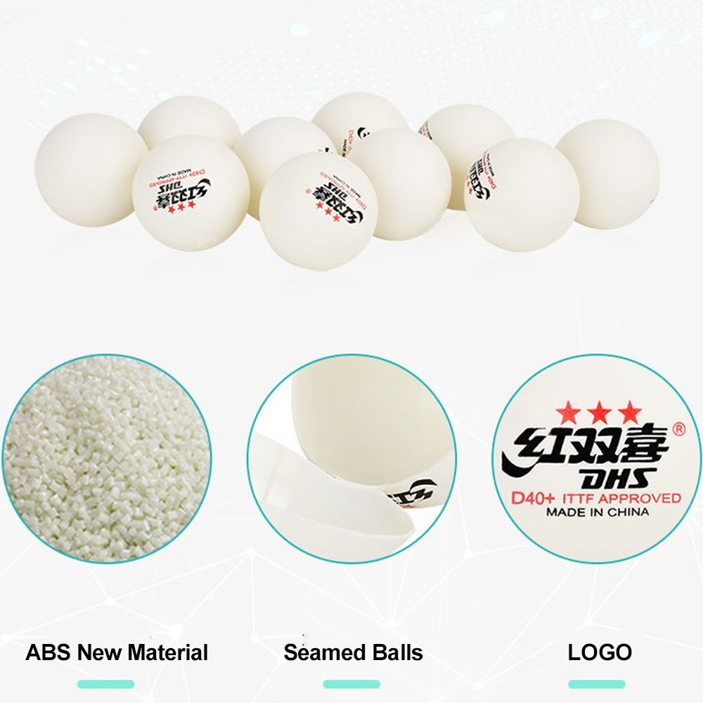 DHS D40+ DJ40+ Ping Pong Balls - Table Tennis Player recension och pris
